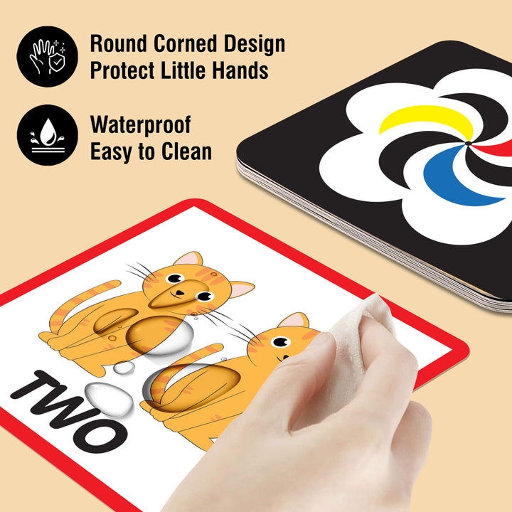 4-in-1 Baby Visual Development Card Set - Early Childhood Brain & Eye ...